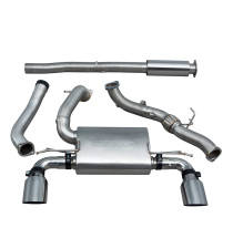 Ford Focus RS (Mk3) 15- Turboback-sportavgassystem (Med De-Cat & Ljuddämpare) (Non-Valved) Cobra Sport